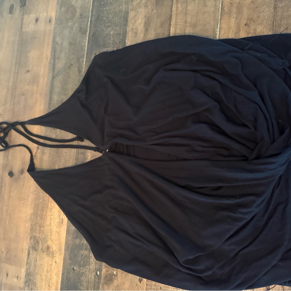 Promesa Black Halter Top